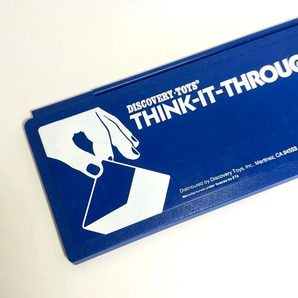 Vintage Discovery Toys Think-It-Through Tiles Educational Case 1989 ETA⁠